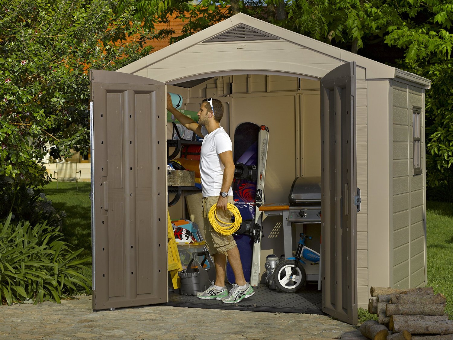 Keter Factor 8 x 6 ft Shed.