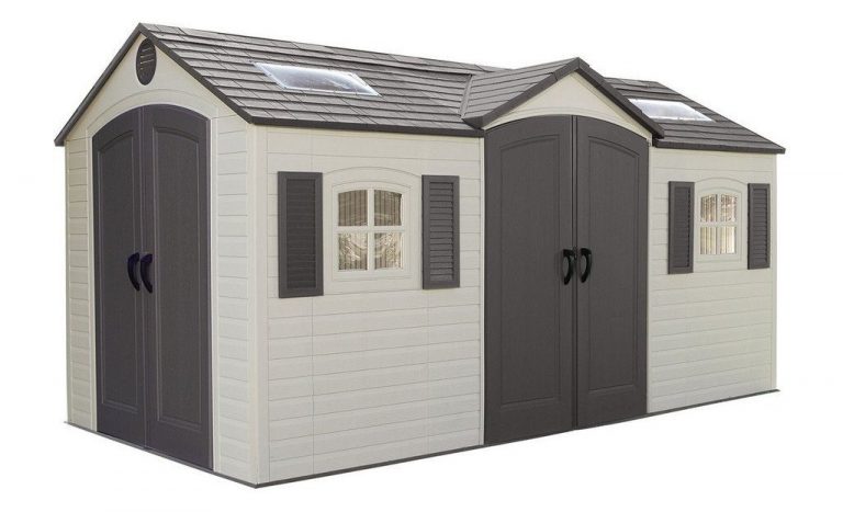 Lifetime Dual Entry Garden Shed