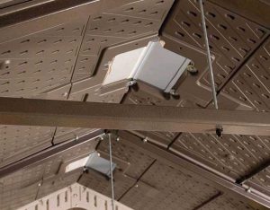Steel A-frame Trusses Reinforce Roof Support