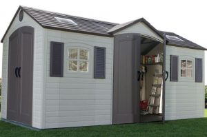 Lifetime 15 x 8 ft Dual Entry Shed