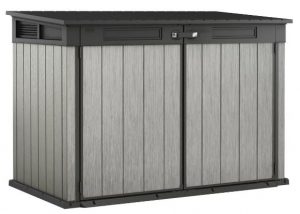 Triple Wheelie Bin Shed 240L Impregnated Wood Patio Container Cover Wooden New 