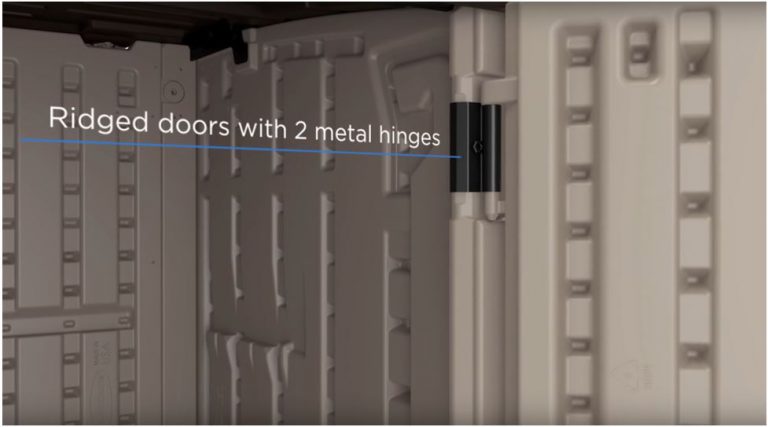 Metal Hinges Provide Extra Door Stability