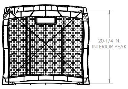 Side View - Internal Dimensions