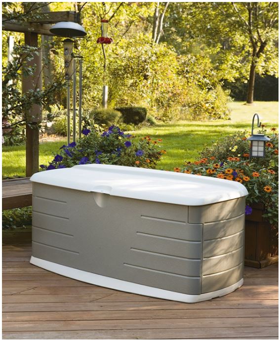 Rubbermaid's Outdoor Cushion Storage Bench