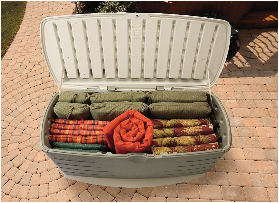 Outdoor Cushion Storage Bench Quality Plastic Sheds