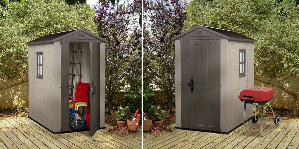 . Some Post Codes Apply Keter Keter Darwin Shed Grey 6 X 4 Ft Garden Storage Shed 